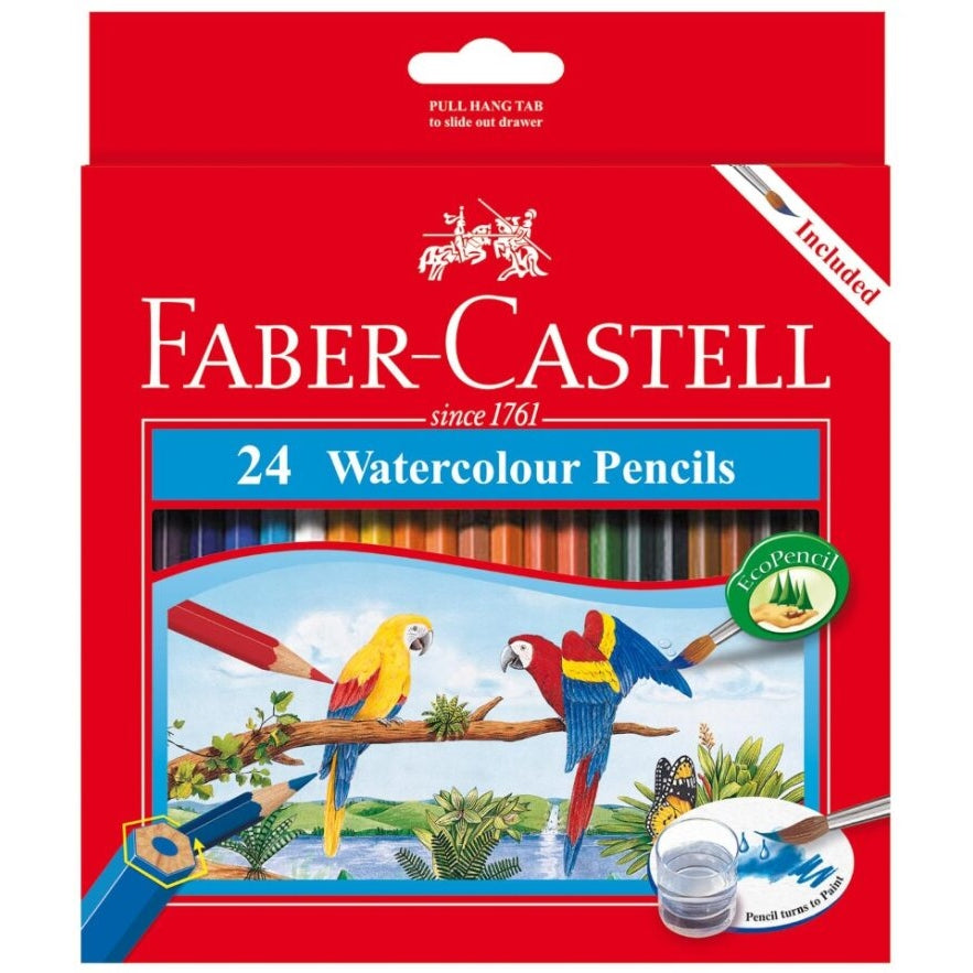 Fabre castell 24pc newest watercolor pencils new