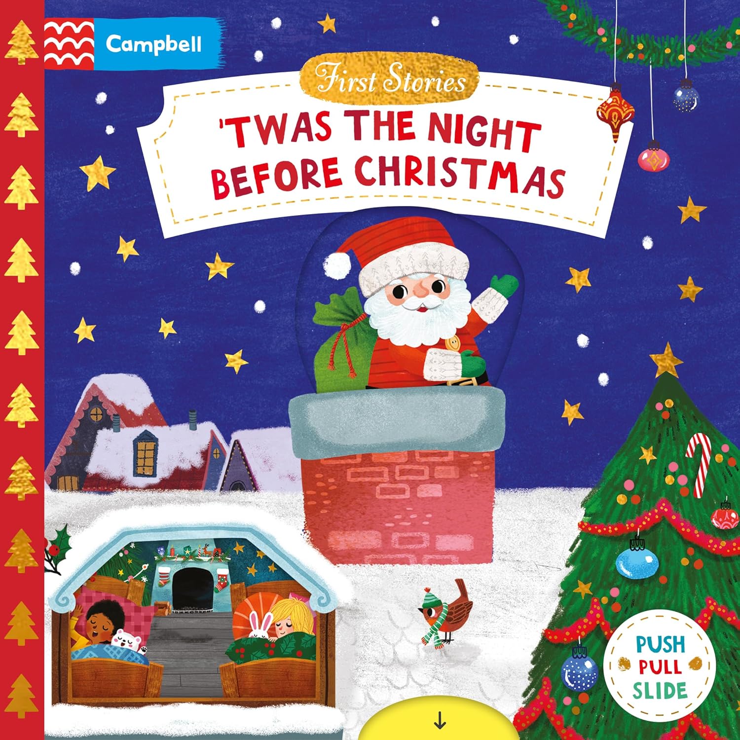 'Twas the Night Before Christmas: A Push, Pull and Slide Book - The Perfect Christmas Gift for Toddlers!