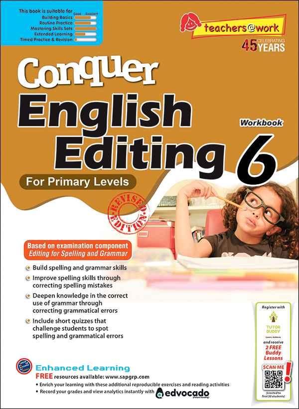 Primary 6 Conquer English Editing Workbook 6-5th Edition – Popular Book ...