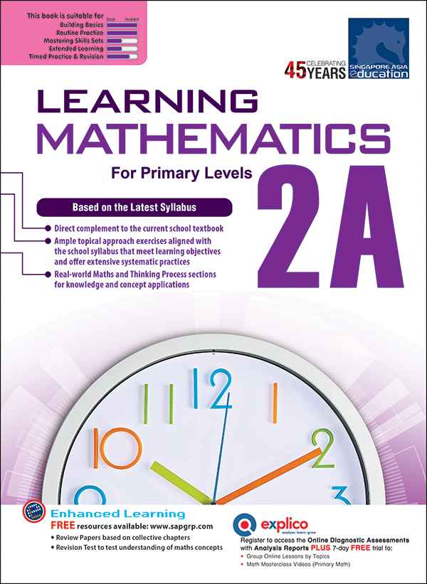 Learning Mathematics For Primary Levels 2A – Popular Book Company Pte Ltd