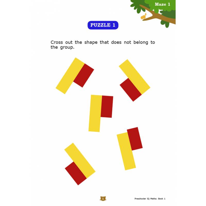 Preschoolers IQ Maths Book 1