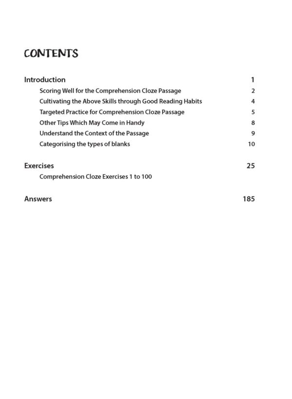 Upper Primary English Intensive Practice – Comprehension Cloze Third Edition