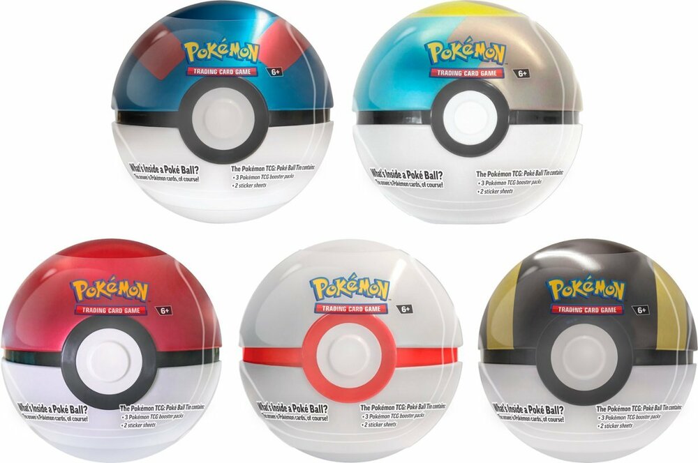 Pokemon The Card Game: 2024 Poke Ball Tin Assortment – Popular