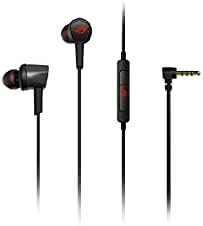 ASUS ROG Cetra II Core In-Ear Gaming Headphones Liquid Silicone Rubber (LSR) 3.5mm Connector, black (black 19-3911tcx), Large