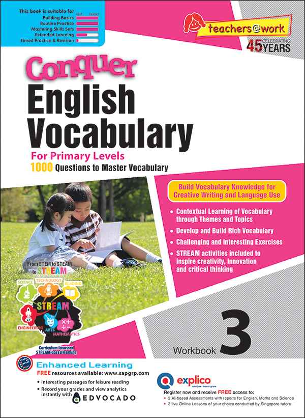 Conquer English Vocabulary Workbook 3 – Popular Book Company Pte Ltd