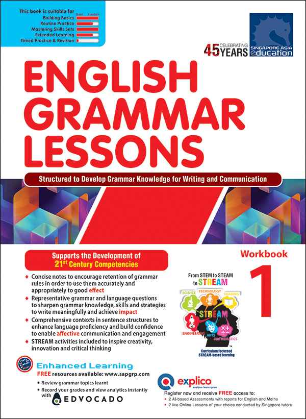 English Grammar Lessons Workbook 1 – Popular Book Company Pte Ltd