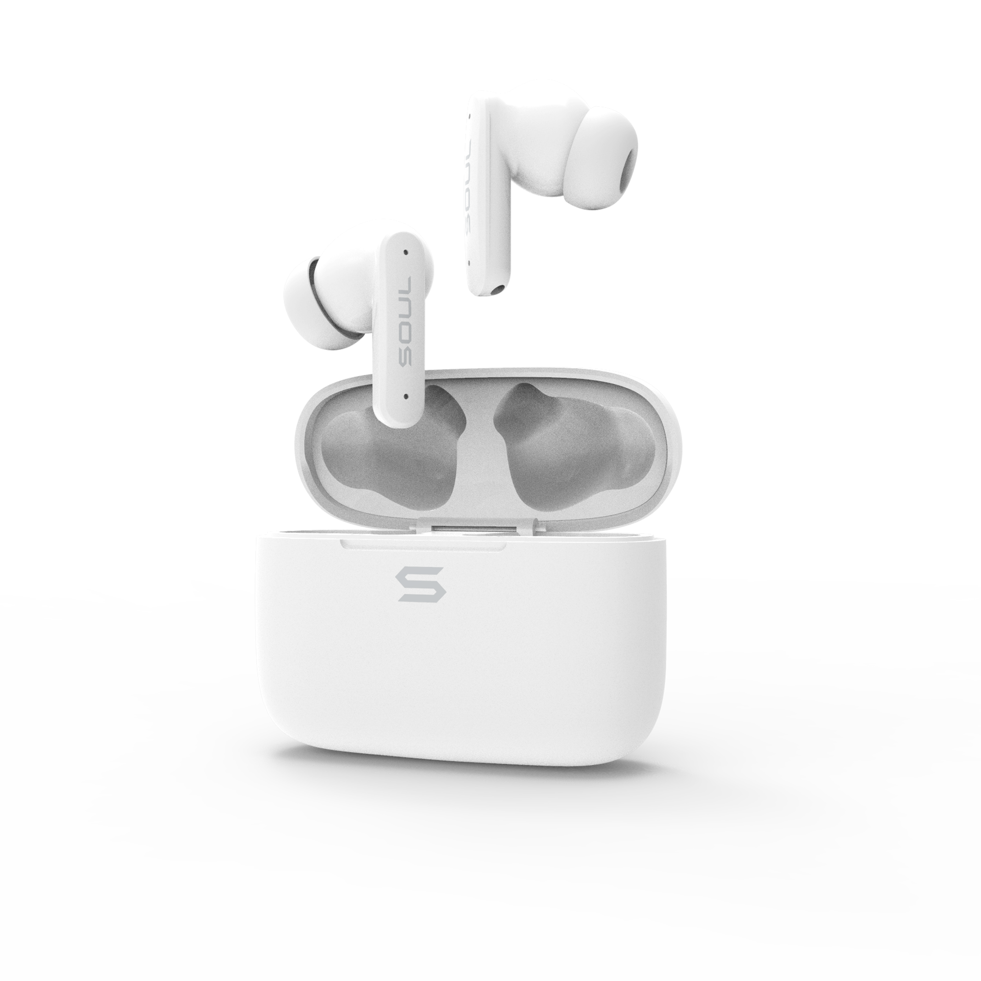 Soul S-live Premium Low Latency True Wireless Earbuds With Call Enhancement - White