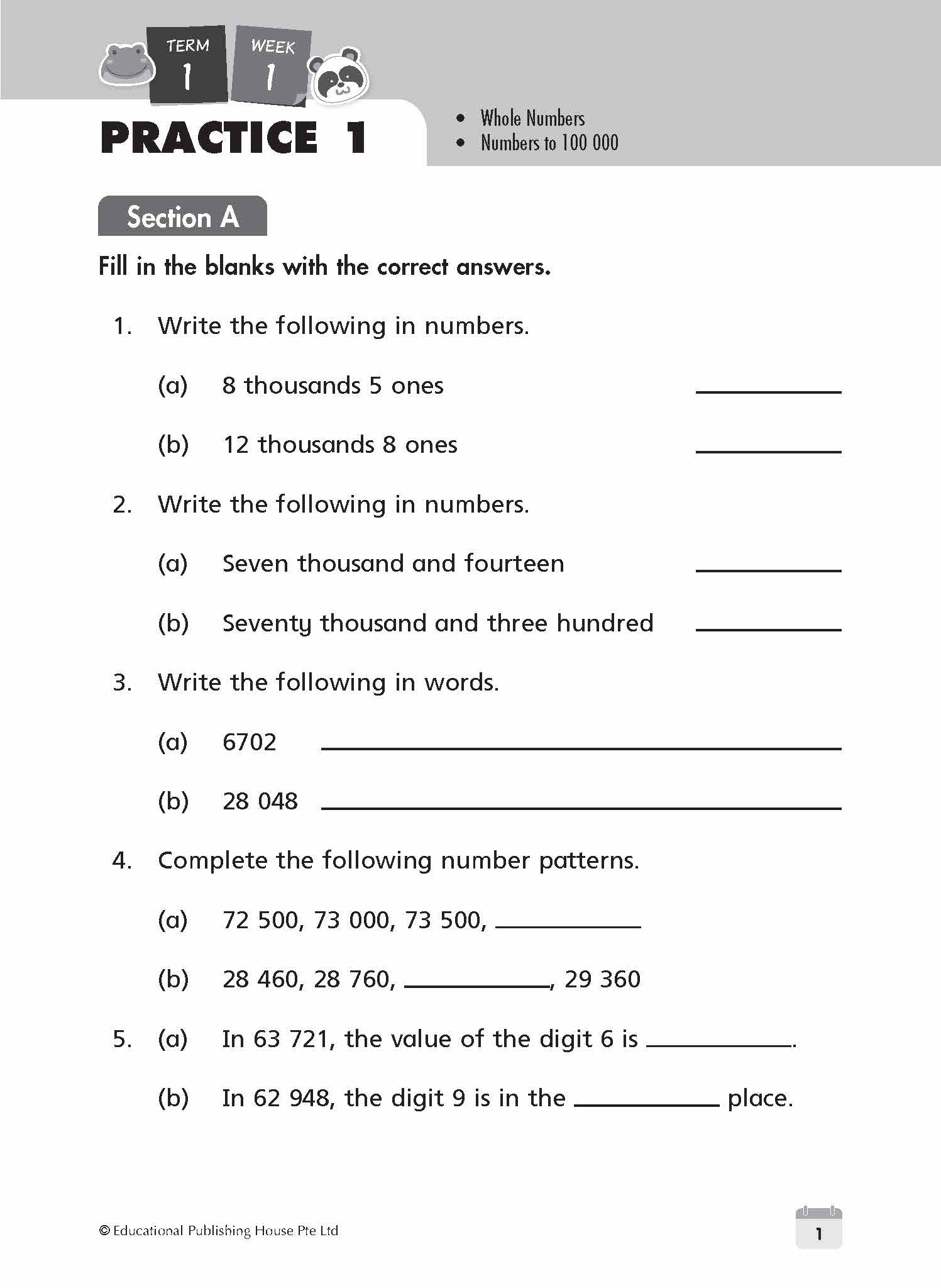 Primary 4 Maths Weekly Revision (4th Edition)