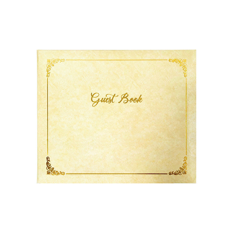Guest Book With Golded Edge