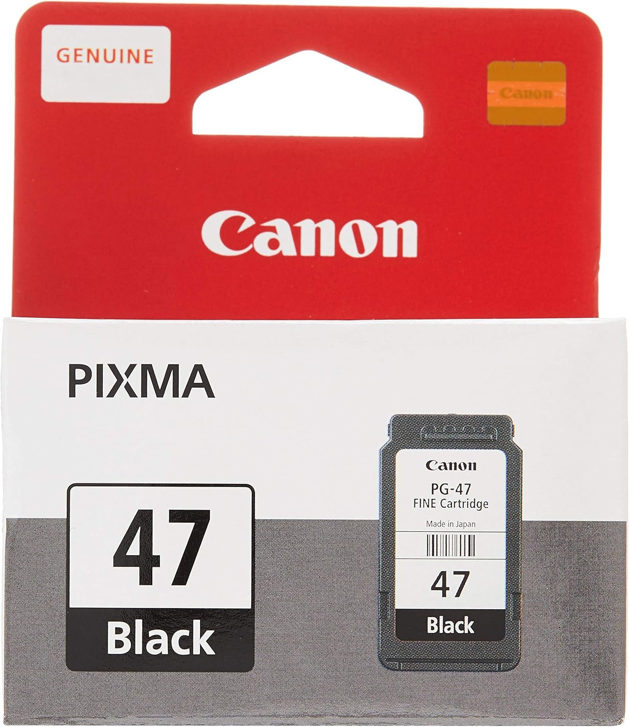 Canon PG-47 Original Black Standard Yield Ink Cartridge