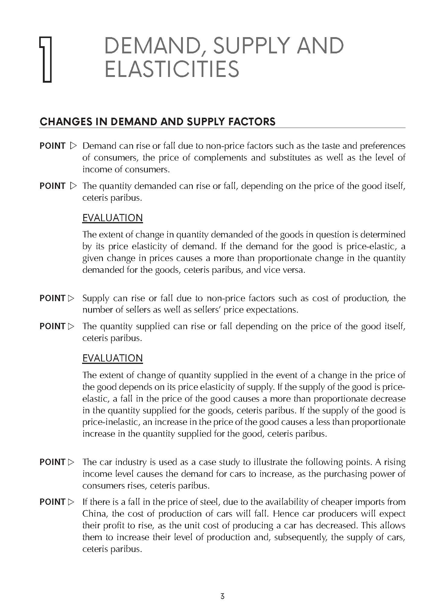 A-Level - Complete Guide to GCE A-Level Economics Evaluation Points