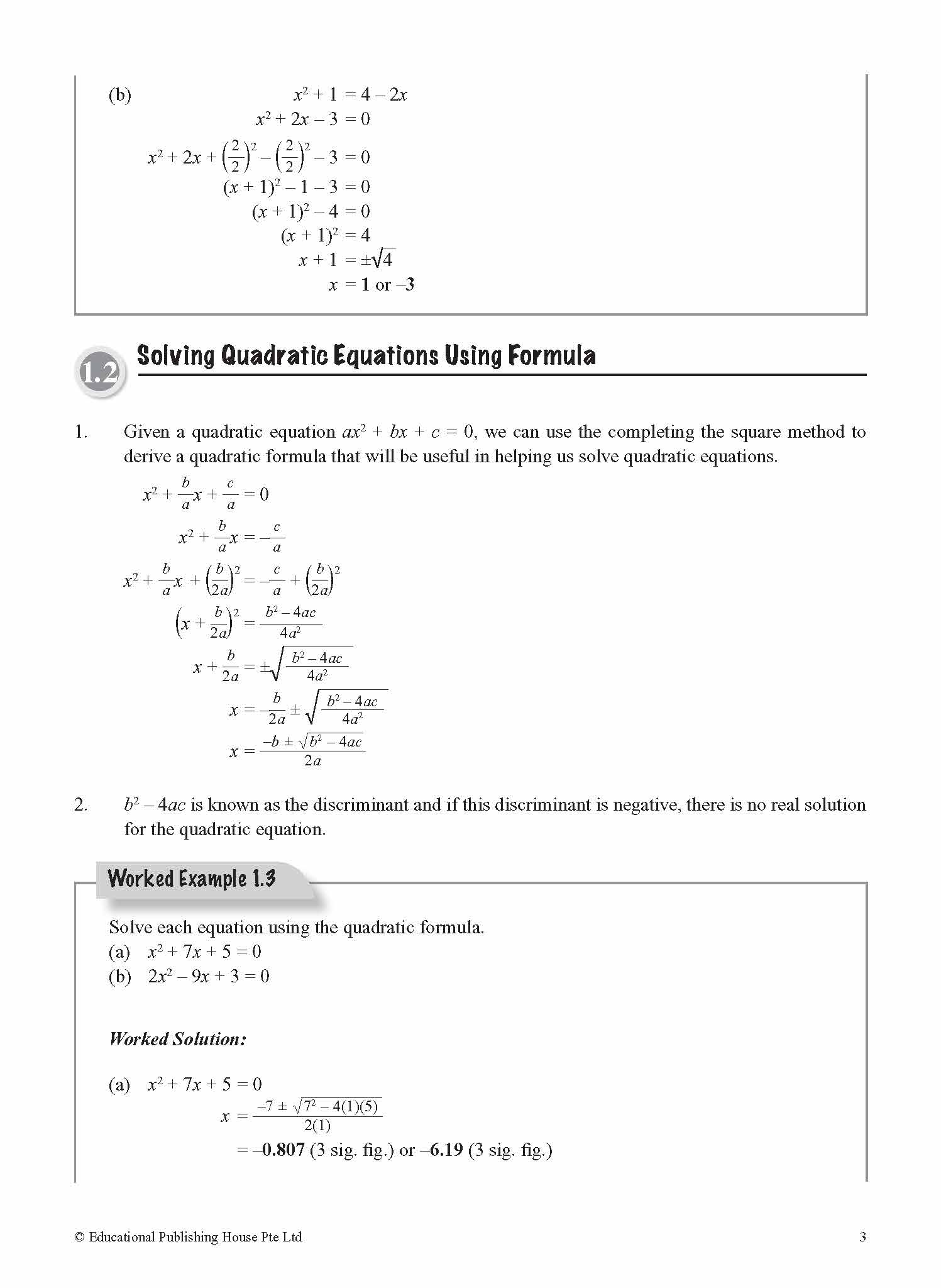 Secondary 3/4 Express (G3) Topical Maths