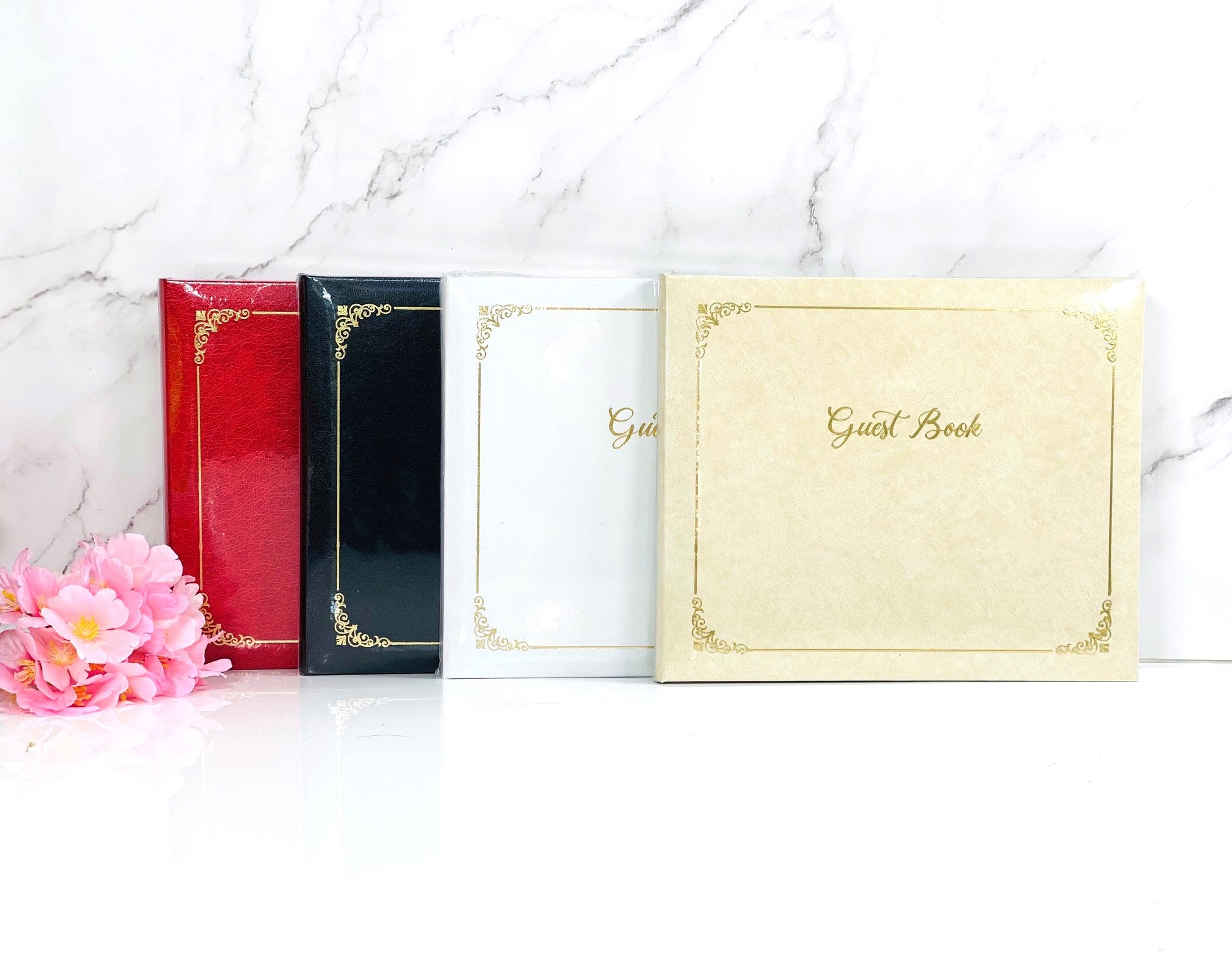 Guest Book With Golded Edge