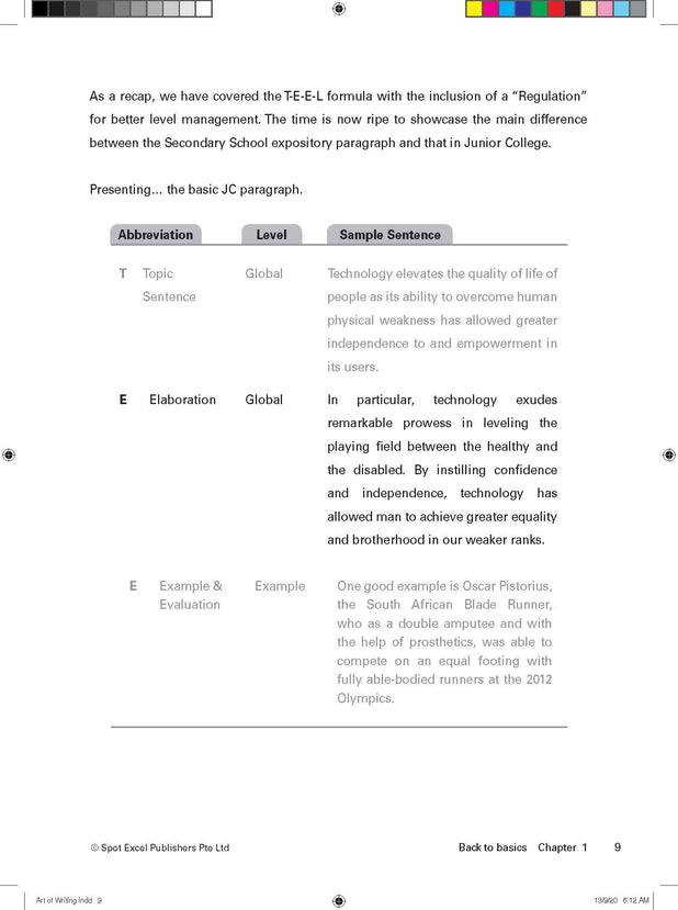 A-Level General Paper: Reengineering The Art of Writing