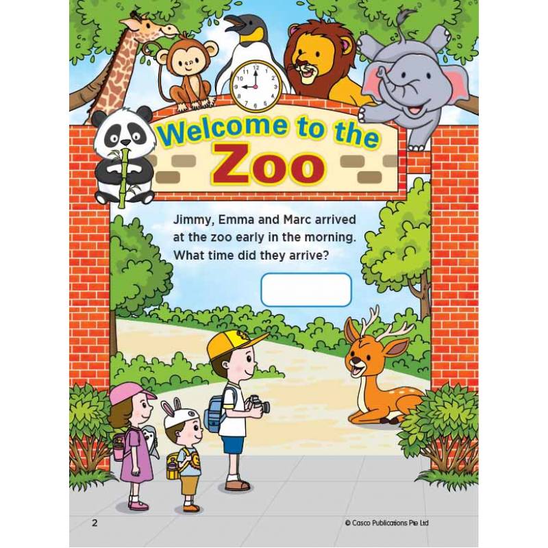 K2 Preschool Maths And Drawing Book 1: Zoo