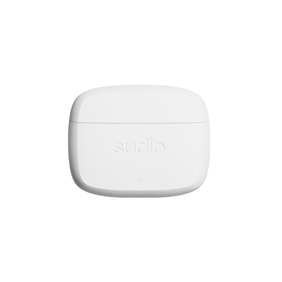 Sudio N2 Pro True Wireless Bluetooth in-Ear Earbuds with ANC - Multipoint Connection, IPX4 Water Resistant, USB-C and Wireless Charging, Microphone, 30h Play Time with Charging Case (White)