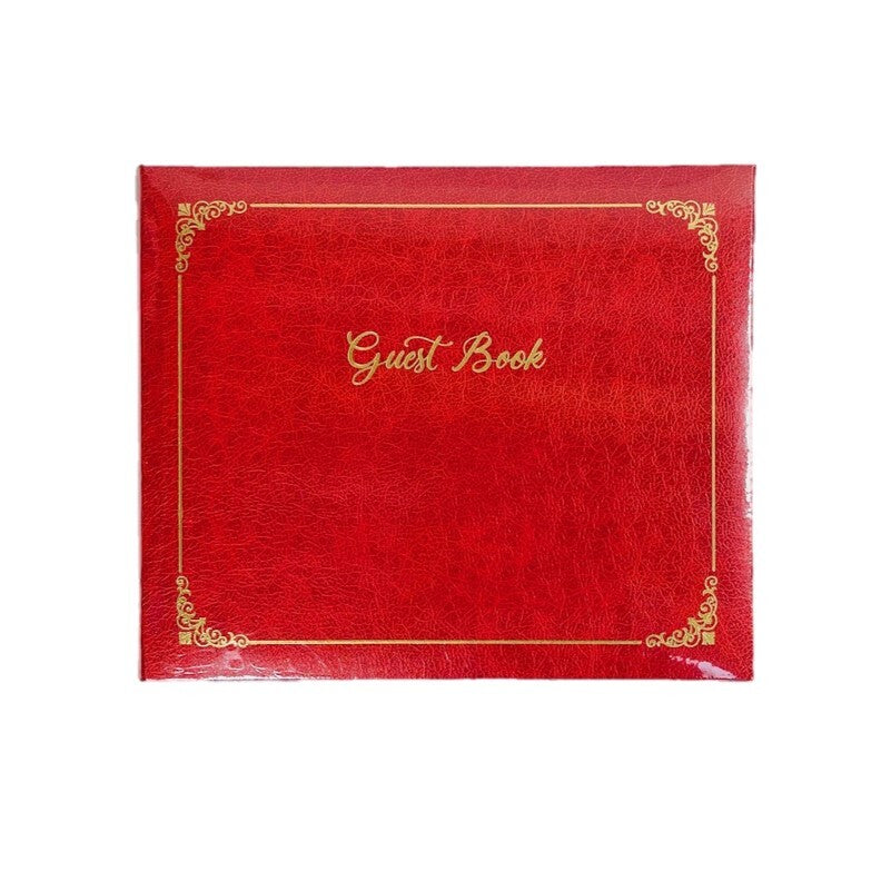 Guest Book With Golded Edge