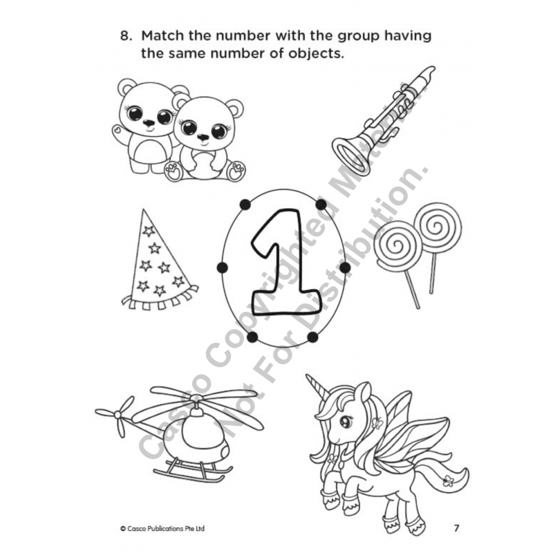 Simple Maths for Ages 2-5: Tracing and Writing Numbers 1 to 10
