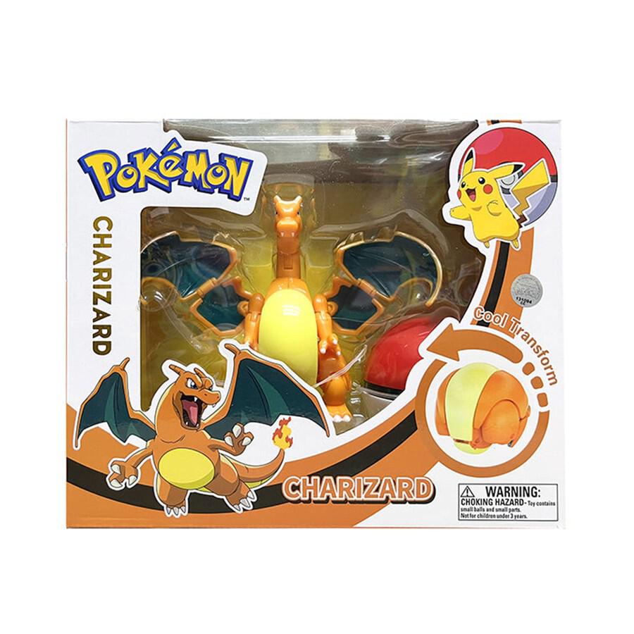 Charizard Toy With Pokeball ZC TRANSFORM POKE BALL CHARIZARD – Popular Book  Company Pte Ltd, image size:900x900