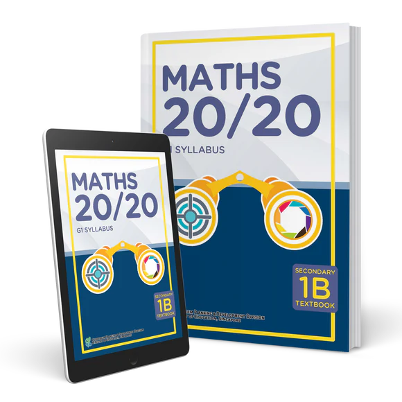 Maths 20/20 G1 Textbook 1B-Print & Digital Pack (4-year access)
