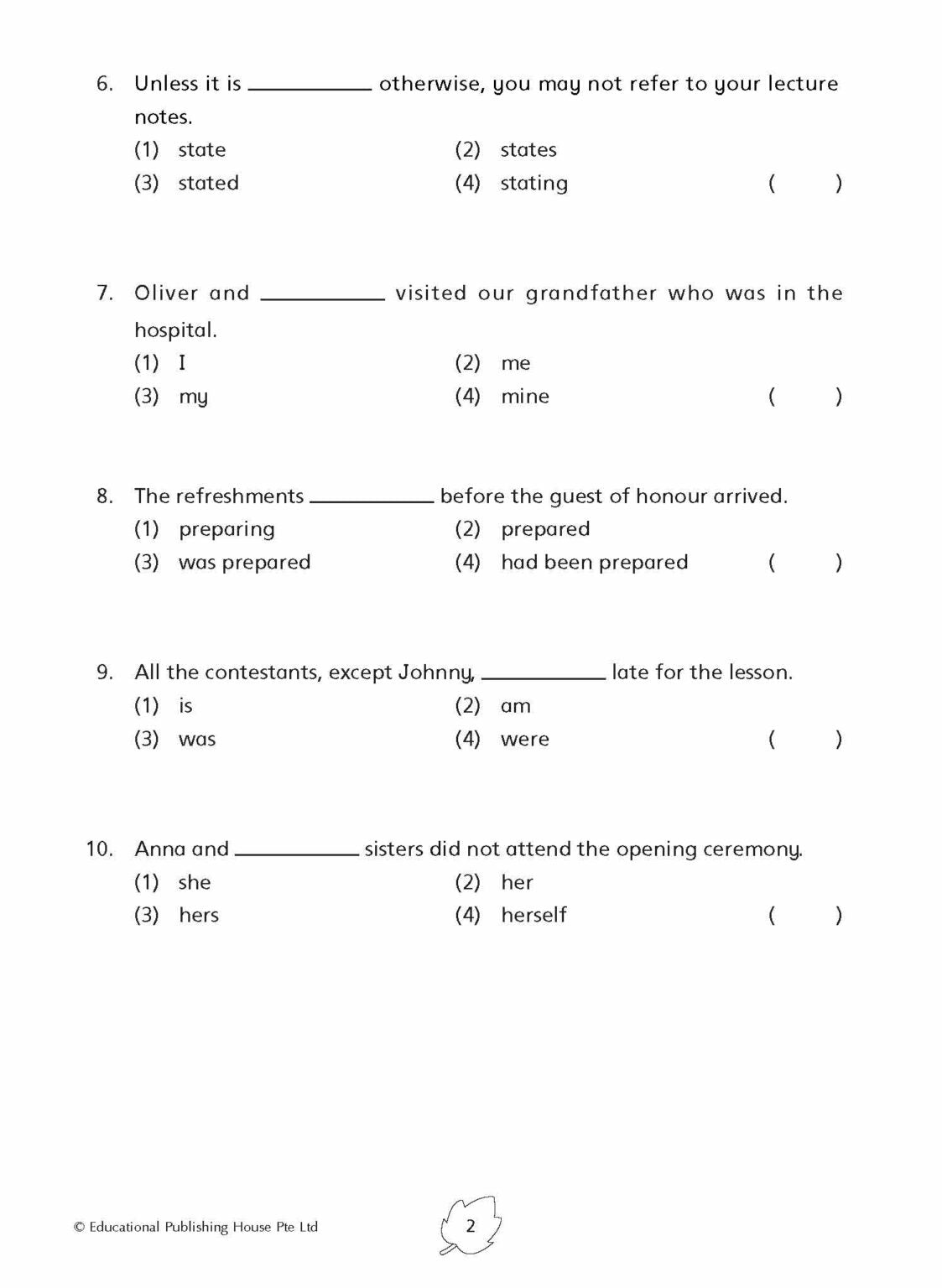 Primary 5 English Practice 1000+