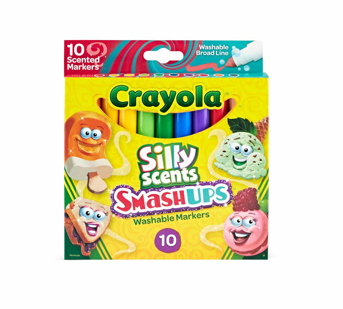 Crayola Wash Marker S/scents Bl 10col 588274