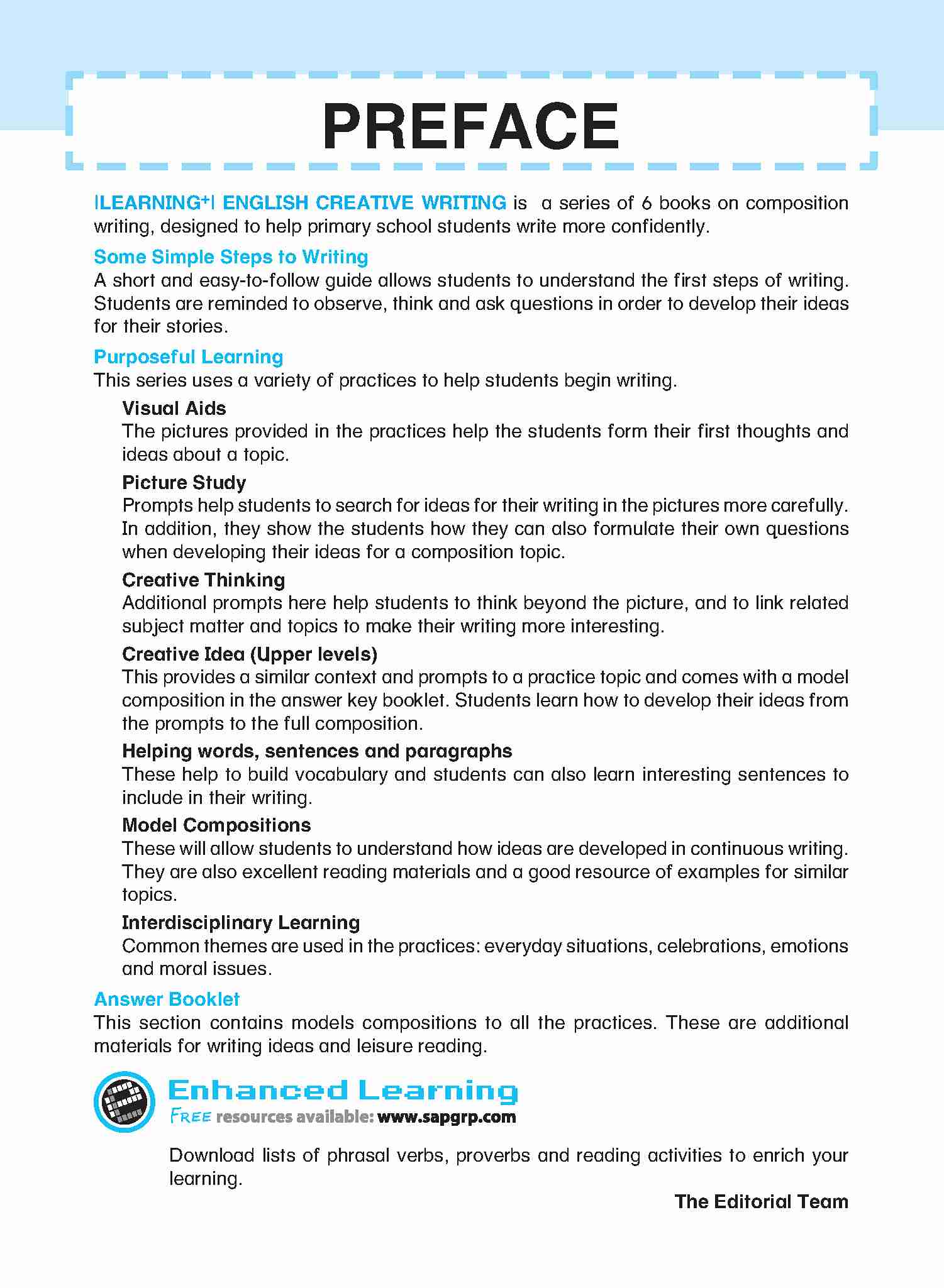 Primary 6 LEARNING+ ENGLISH CREATIVE WRITING Workbook 6 - 3rd Edition