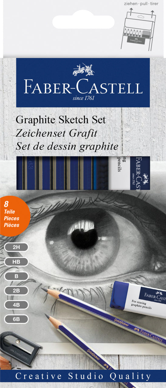 Faber-Castell Graphite Sketch Set-114000 – Popular Book Company