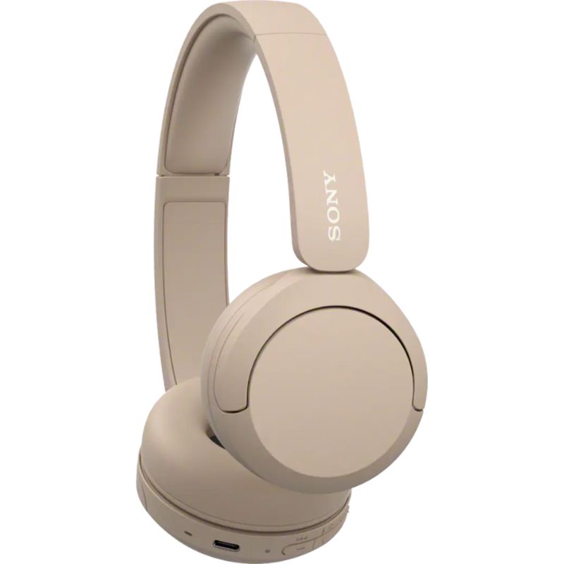 Sony WH-CH520 Wireless Headphones with Microphone - Beige