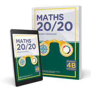 Maths 20/20 Normal (Technical) Textbook 4B-Print & Digital Pack (3-year access)