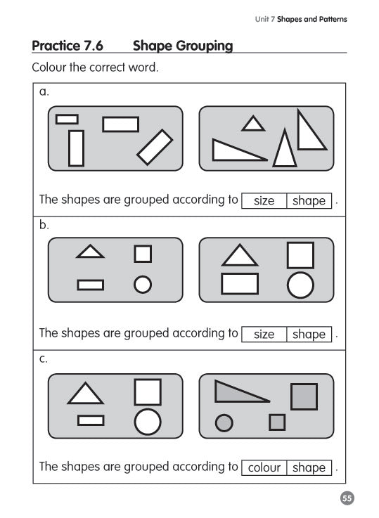 Pre-Primary Preparatory Course Mathematics K2 to Primary 1 Book A