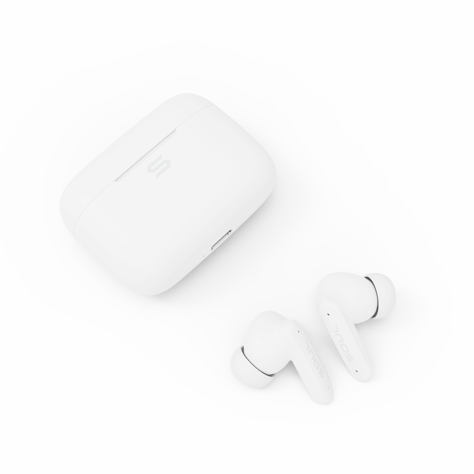 Soul S-live Premium Low Latency True Wireless Earbuds With Call Enhancement - White