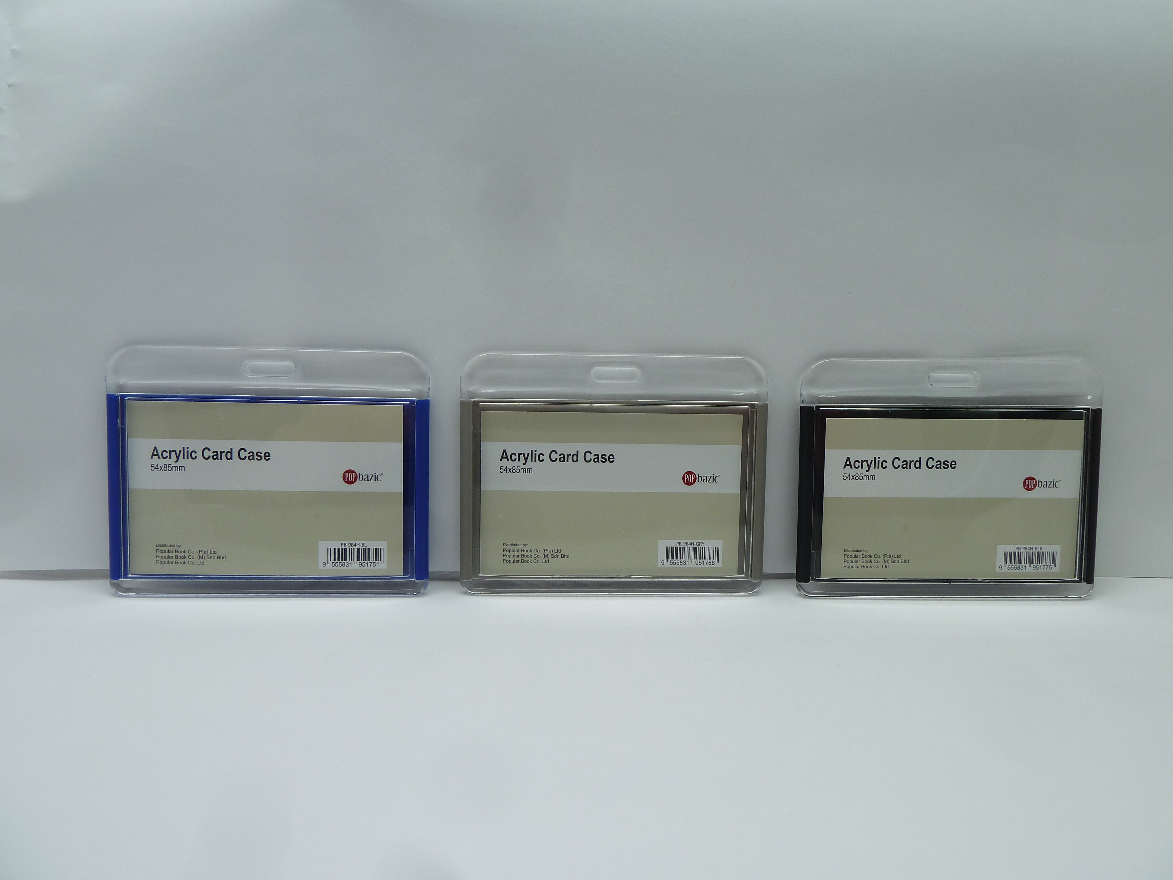 Pop Bazic Acrylic Card Case 54mm X 85mm (horizontal) – Popular