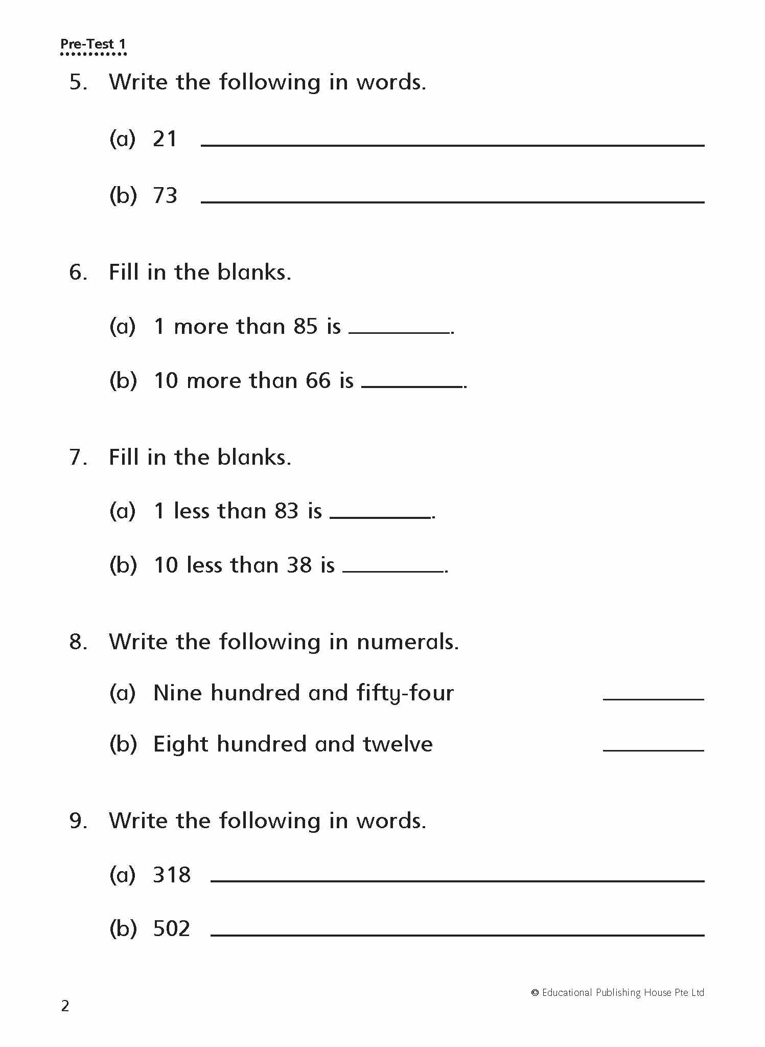 Primary 2 Diagnostic Practice in Maths (5th Edition)
