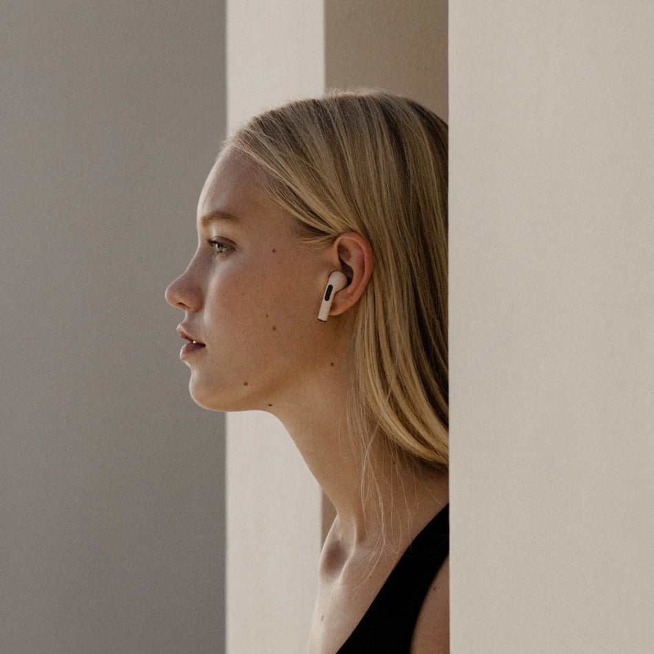 Sudio N2 Pro True Wireless Bluetooth in-Ear Earbuds with ANC - Multipoint Connection, IPX4 Water Resistant, USB-C and Wireless Charging, Microphone, 30h Play Time with Charging Case (Sand)