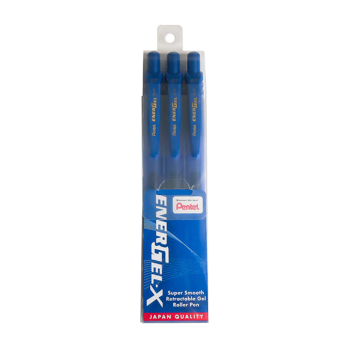 Pentel Penna A Sfera Retrattile ENERGEL X BL107 - Punta 0.7mm - Confezione 6 Colori Assortiti - 2