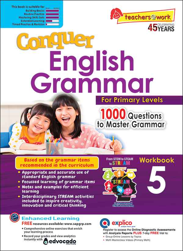 Conquer English Grammar Workbook 5 – Popular Book Company Pte Ltd