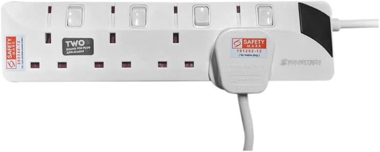 SOUNDTEOH 4WAY EXTENSION SOCKET W/6M CABLE PS-004/6M