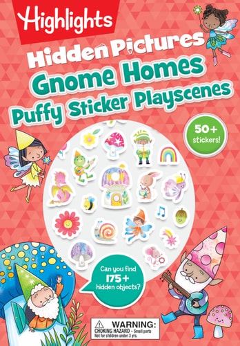 Gnome Homes Hidden Pictures Puffy Sticker Playscenes (Highlights Puffy Sticker Playscenes)