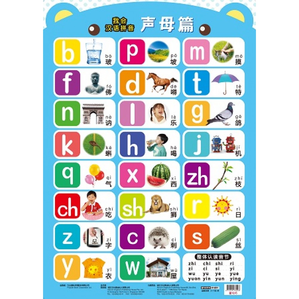 我会汉语拼音挂图:声母篇
