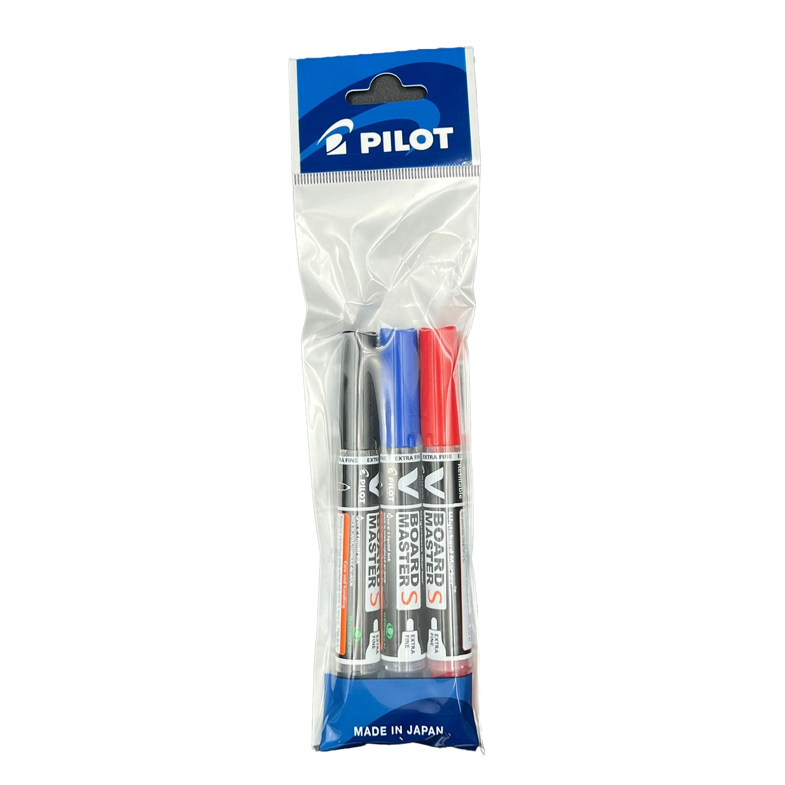 Pilot V Board Master Slim Whiteboard Markers Pack Of 3 Colors