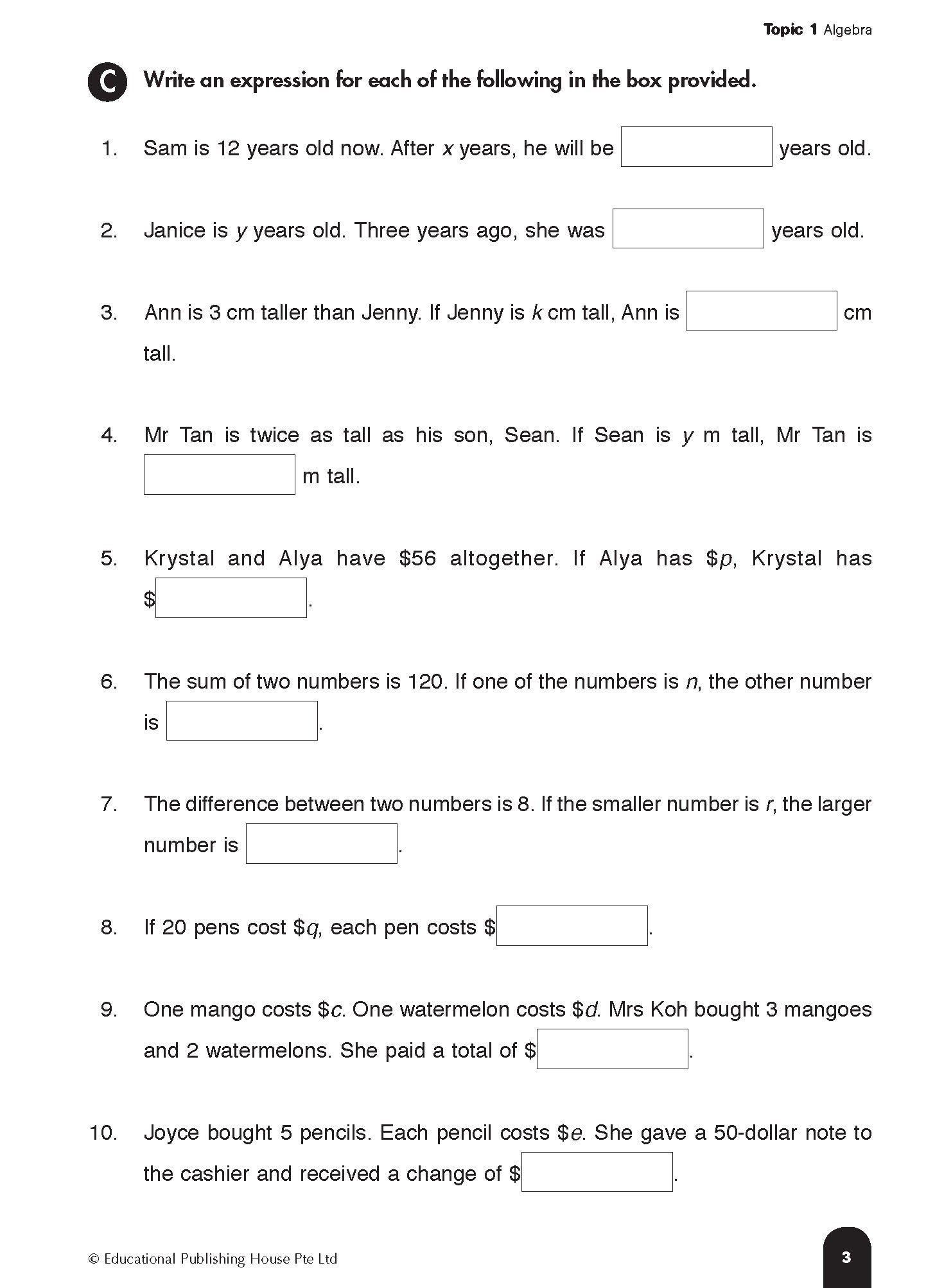 Primary 6 Step-by-Step Maths