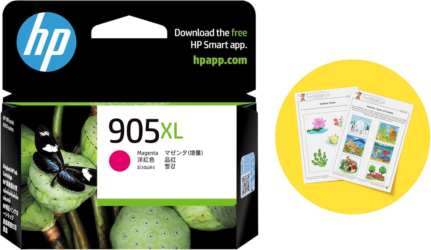 HP 905XL Magenta Original High Yield Ink Cartridge