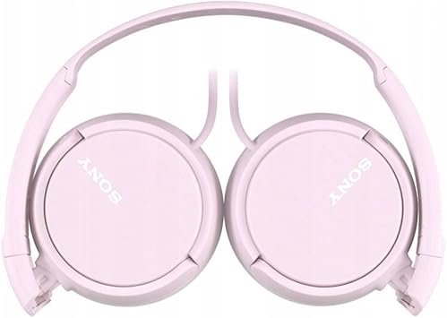 Sony MDR-ZX110 Foldable Wired Over-Ear Headphones Pink