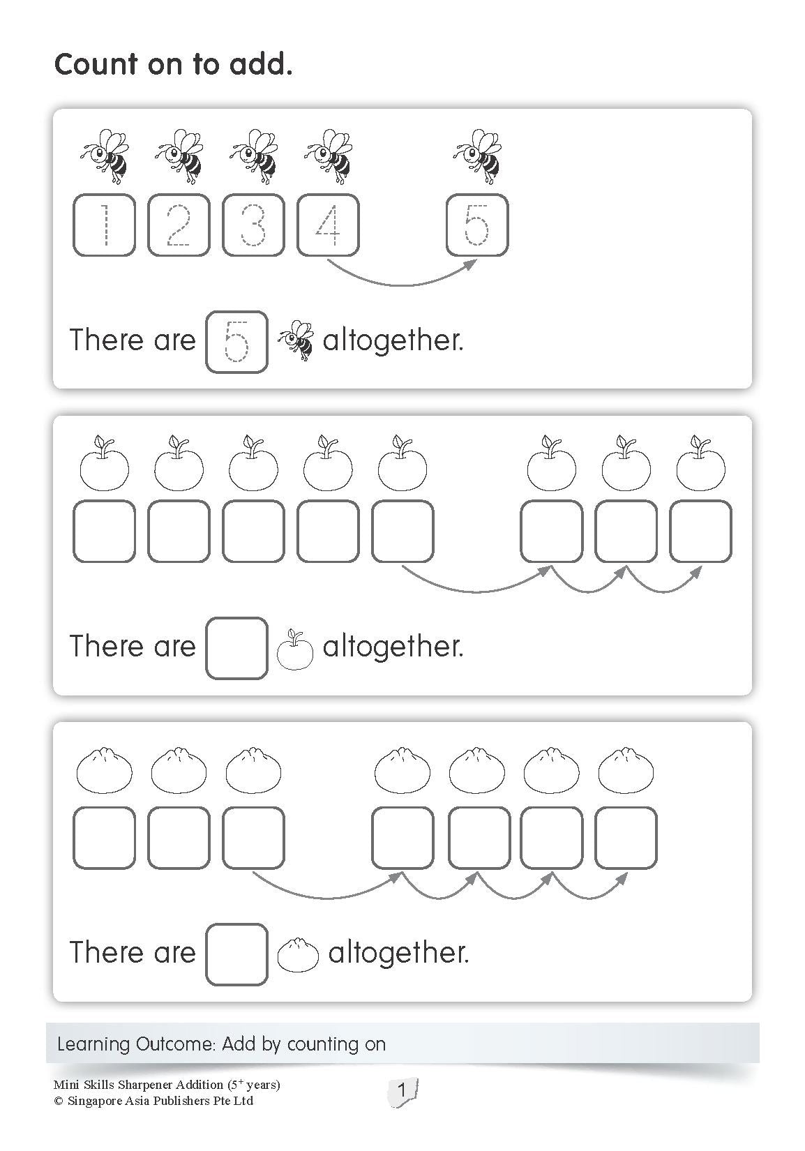 K1 - Mini Skills Sharpener ADDITION (5+ Years)