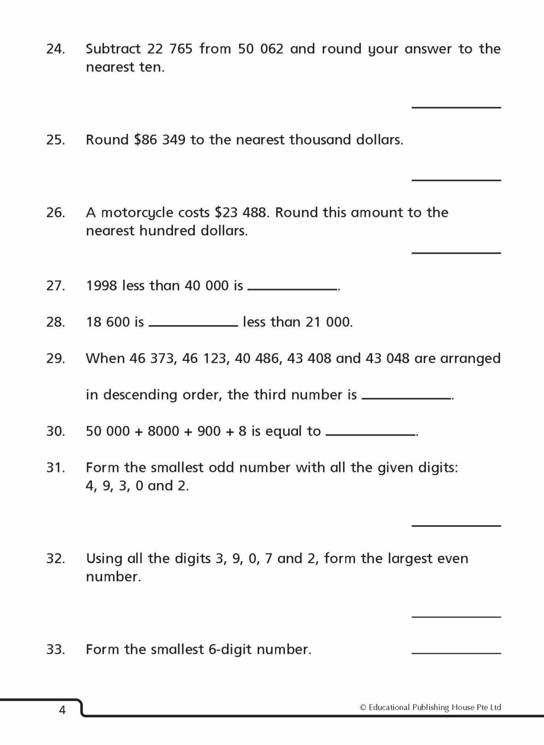 Primary 4 Andrew Er’s Maths Companion (4th Edition)