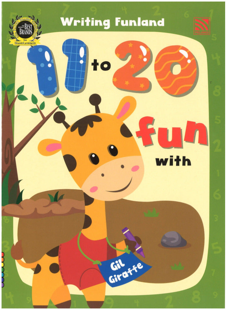 Writing Funland: 11-20 Fun With Gil Giraffe