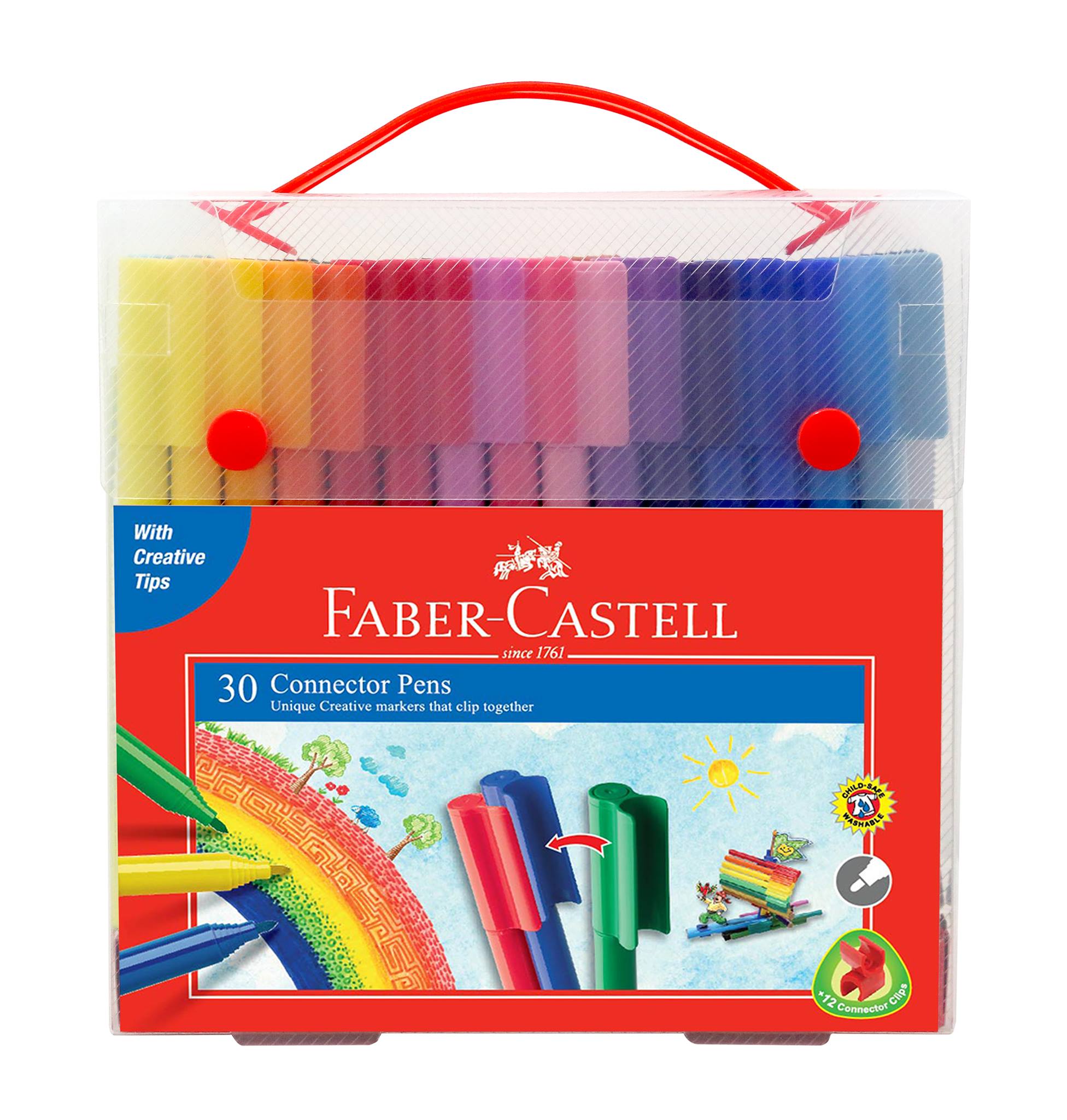 Faber-Castell Connector Pen Gift Pack, Set of 30-155077