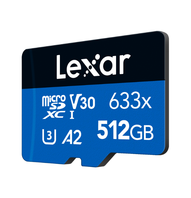 Lexar High-Performance 633x microSDHC/microSDXC UHS-I Card 512GB