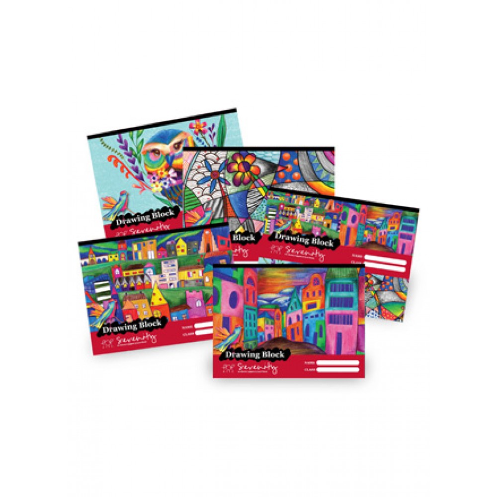 Pop Artz Drawing Block 370mm X 270mm 5 In 1